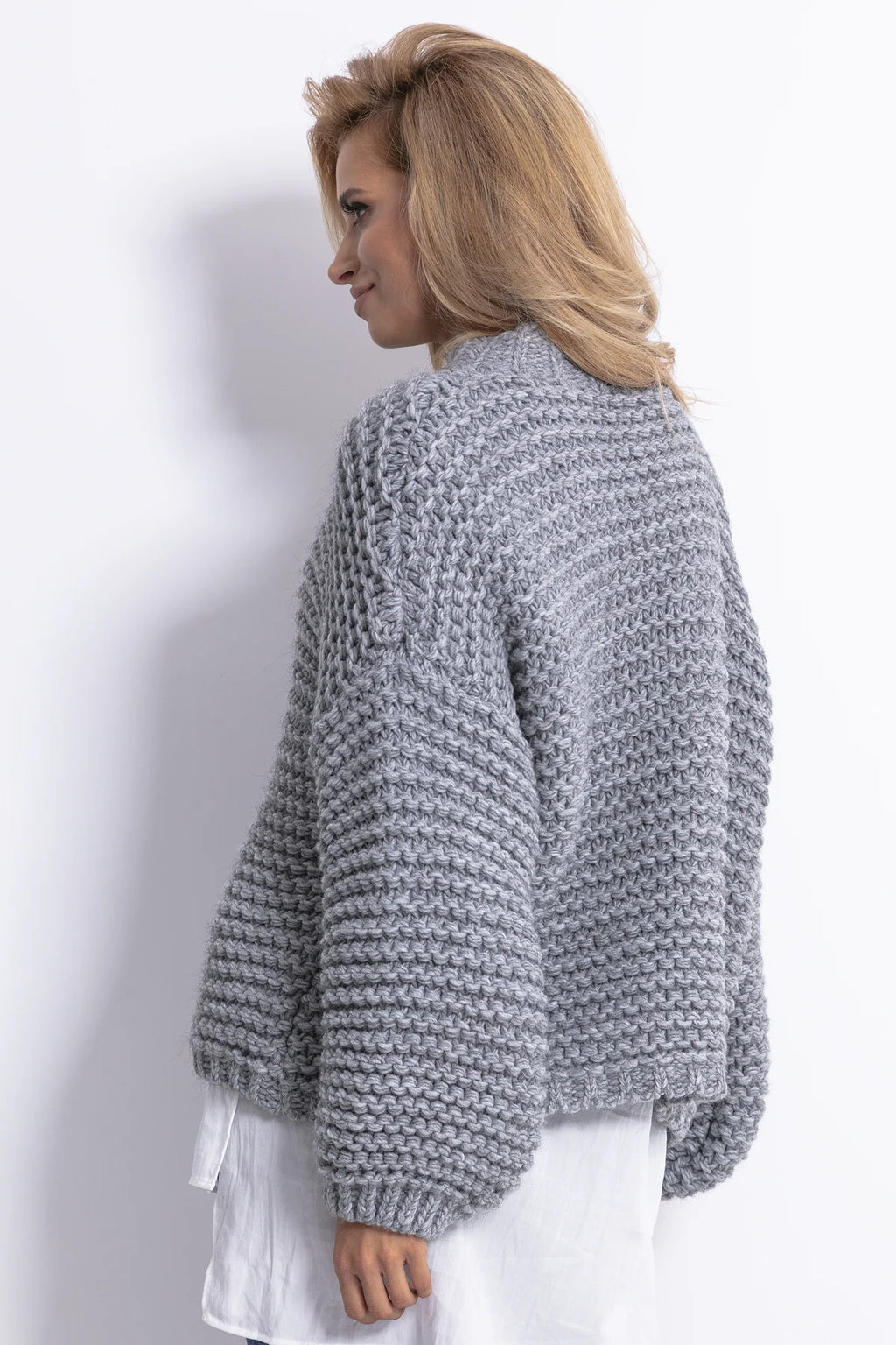 Oversize chunky knit sweater