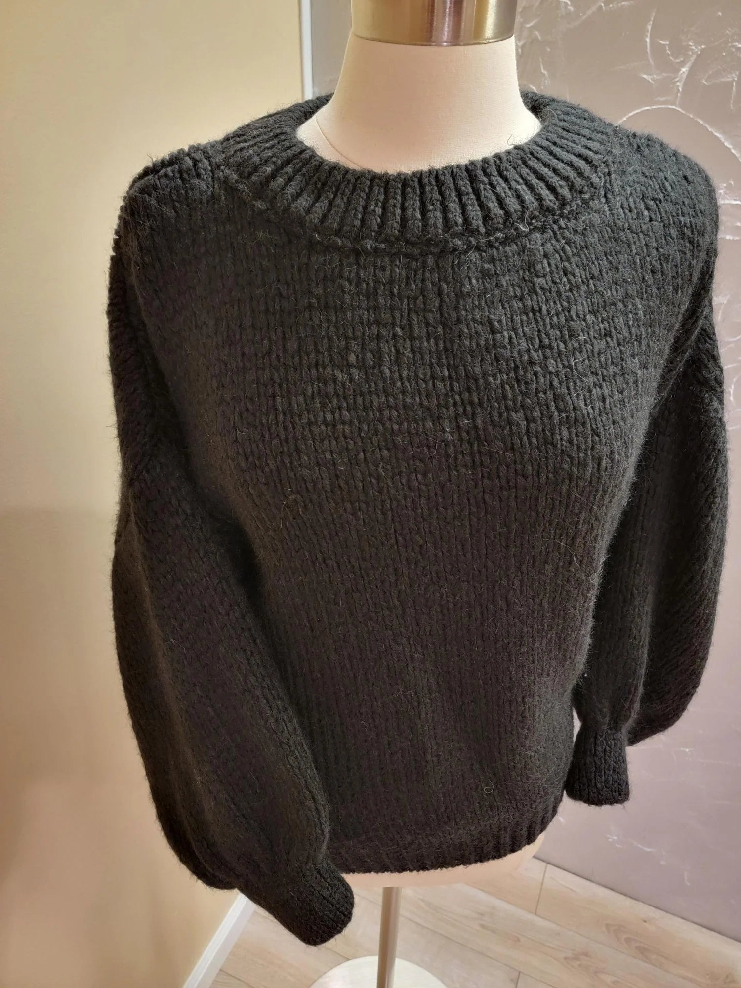 Oversize Balloon Sleeve Sweater