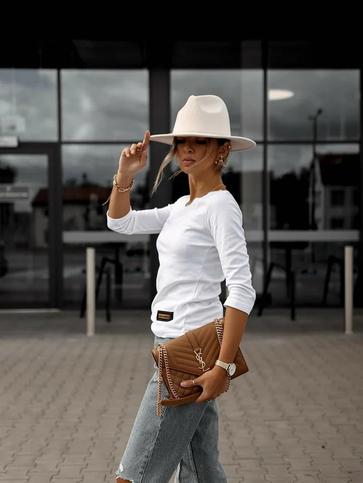 3/4 Sleeve Cotton Top