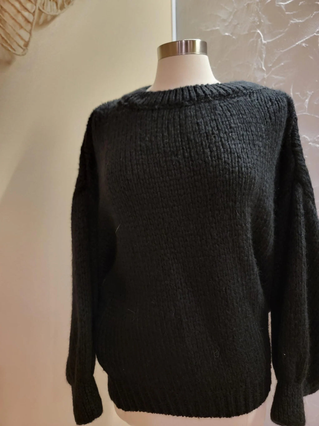 Oversize Balloon Sleeve Sweater