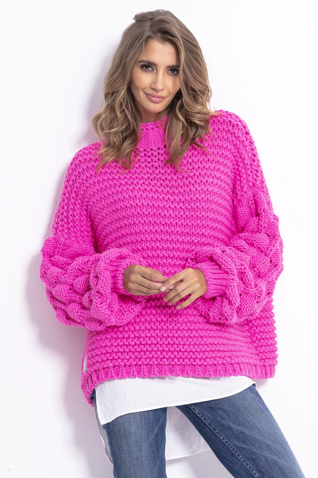 Chunky Knit braids sleeves