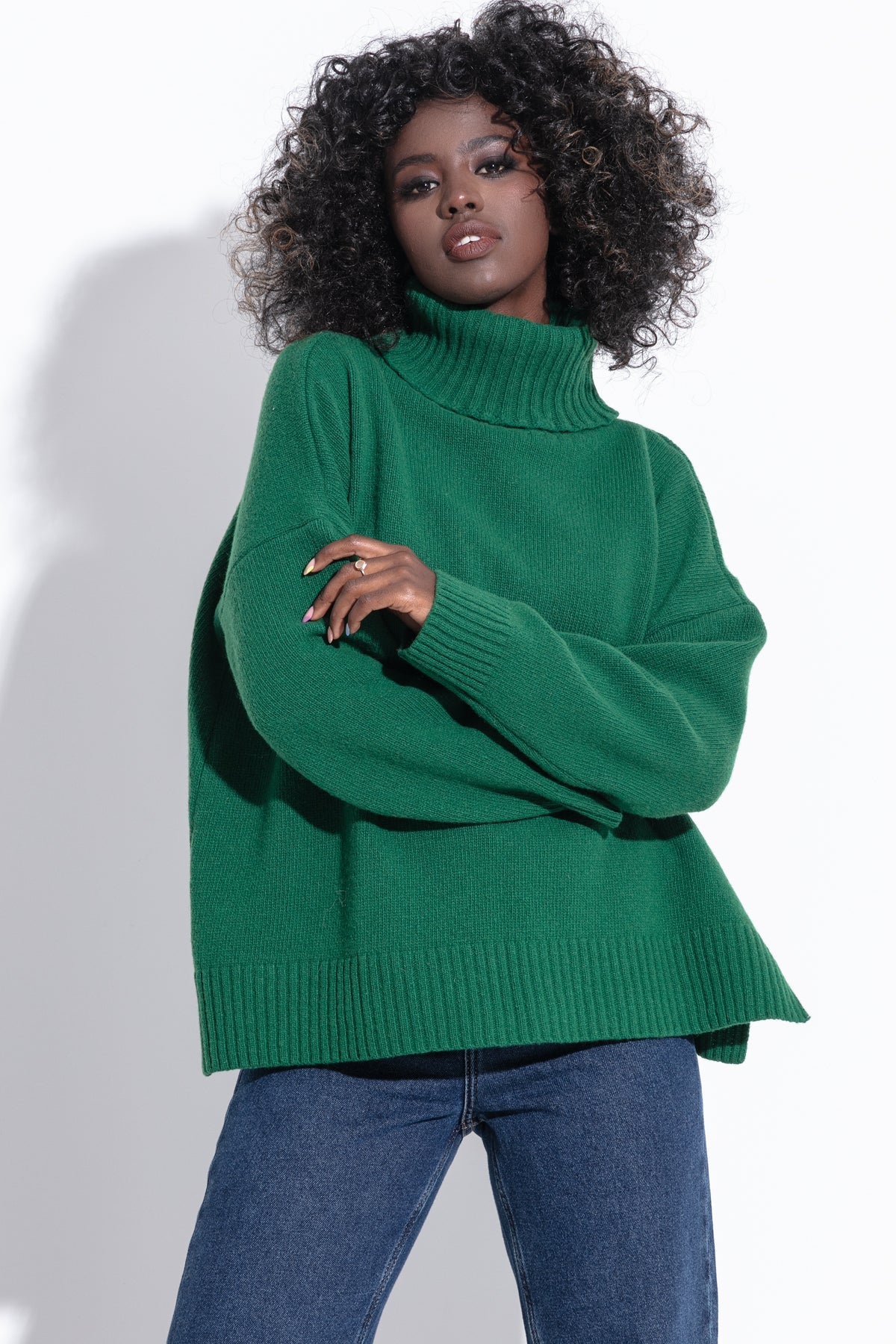 Wool oversize sweater