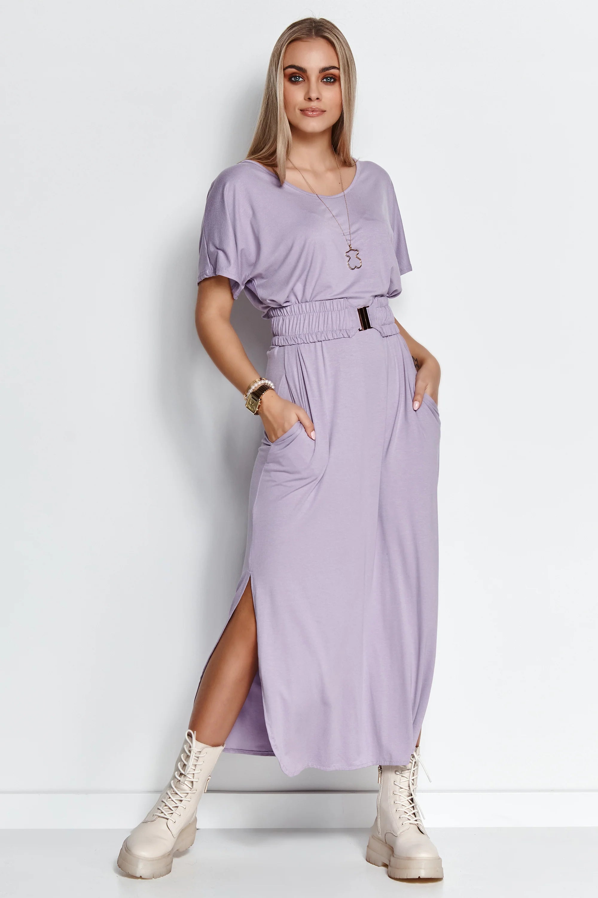 Maxi Dress with waist belt