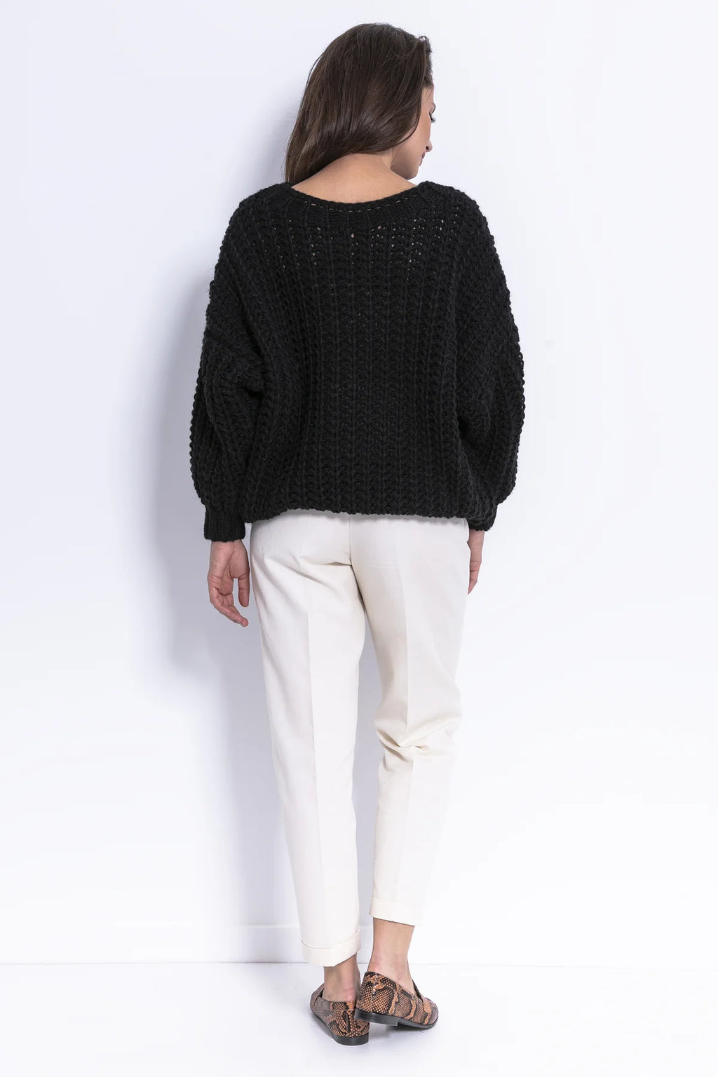 Relaxed chunky knit sweater