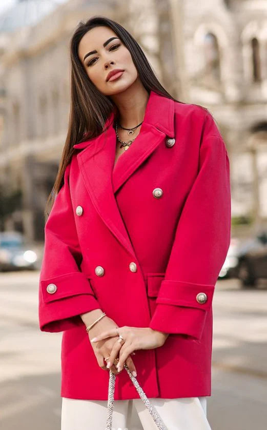 Short double chest jacket