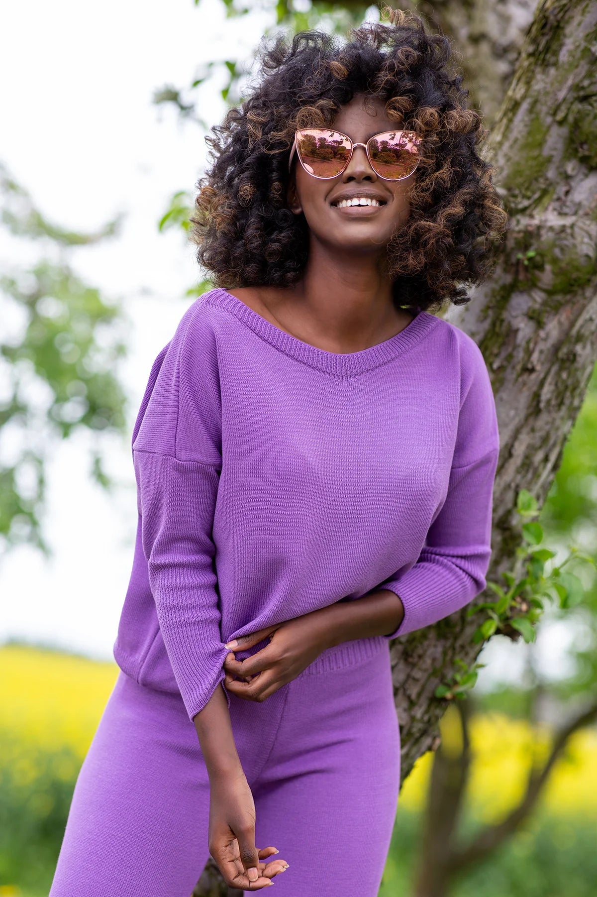 Casual style relaxed set