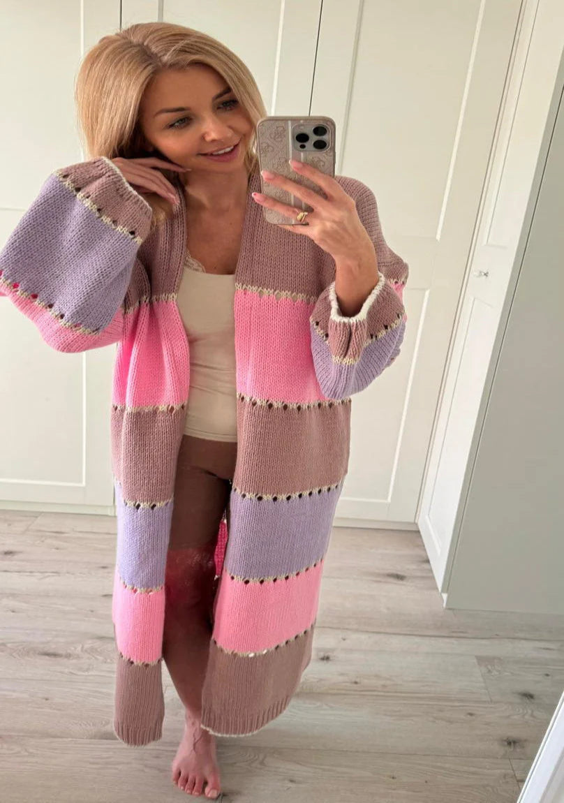 Long open Front Summer cardigan