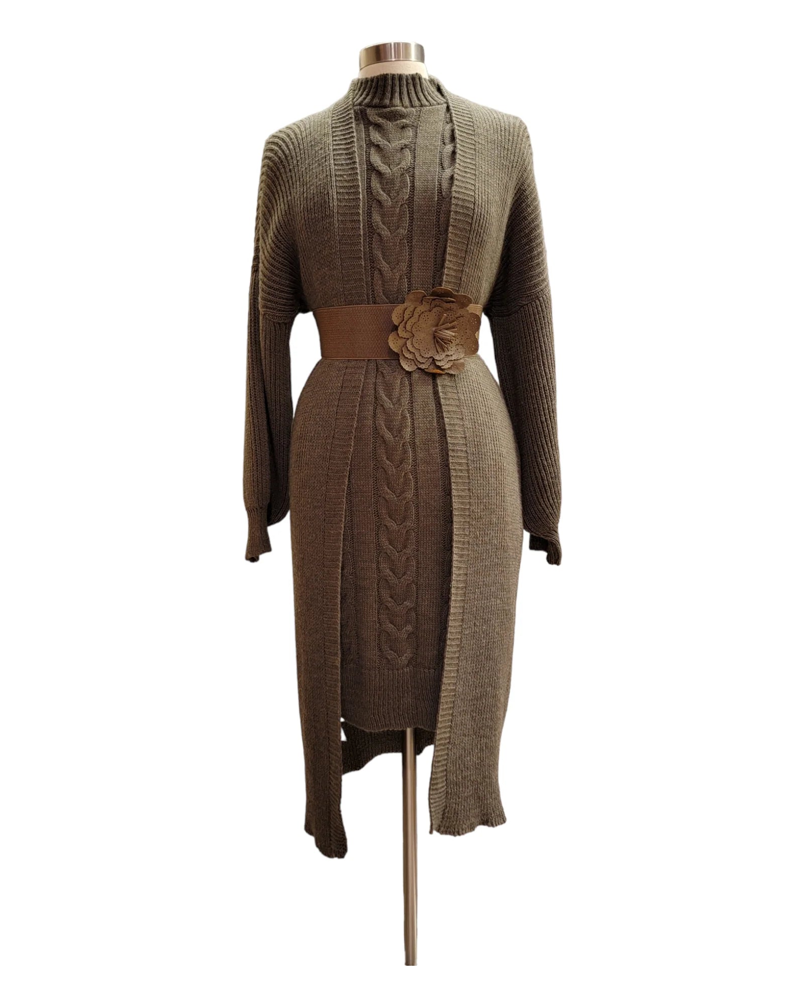 Dress and Cardigan Set