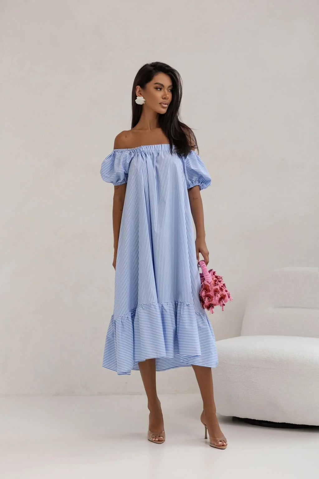 Long Off-the-shoulder Dress