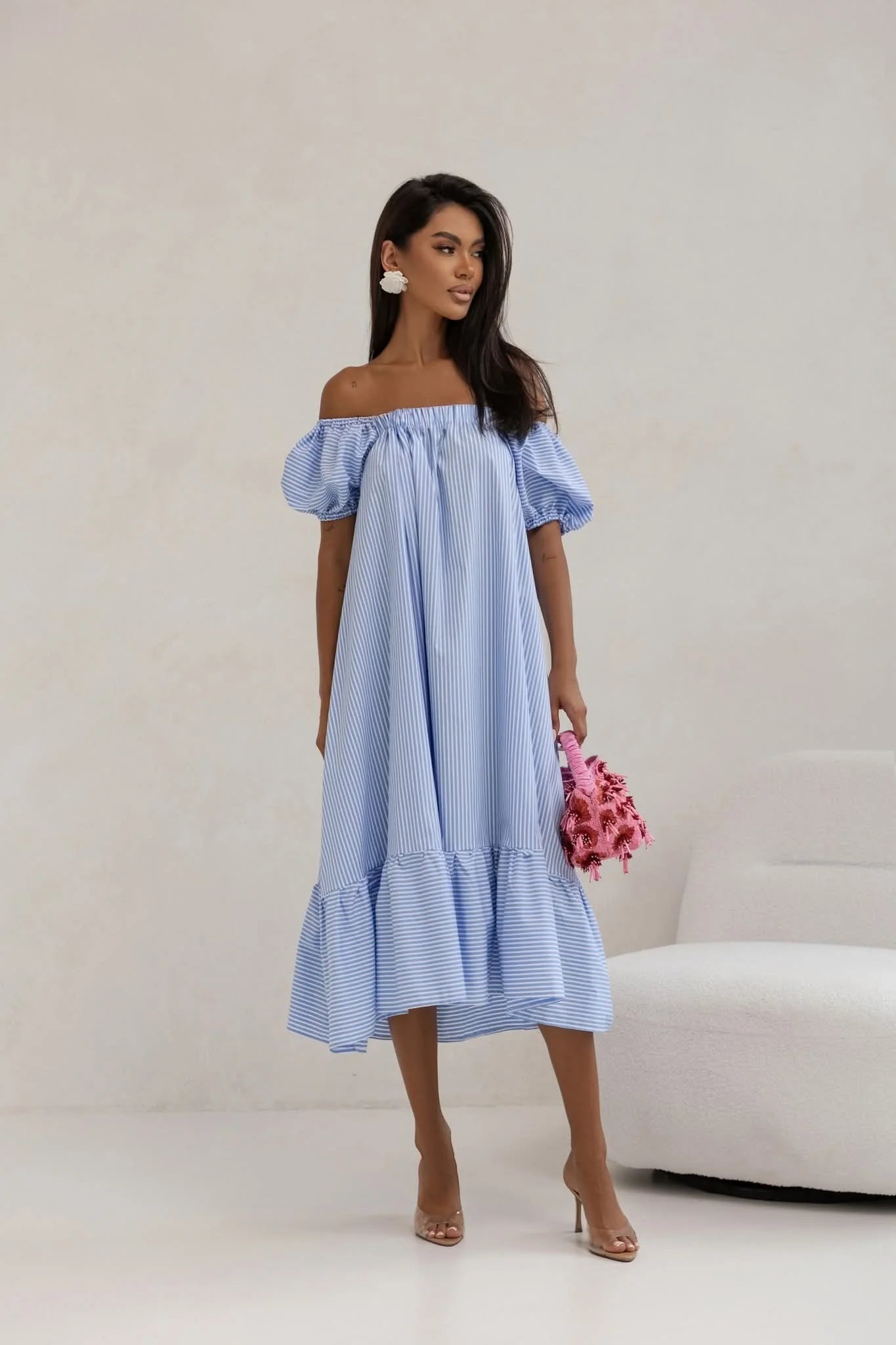 Long Off-the-shoulder Dress