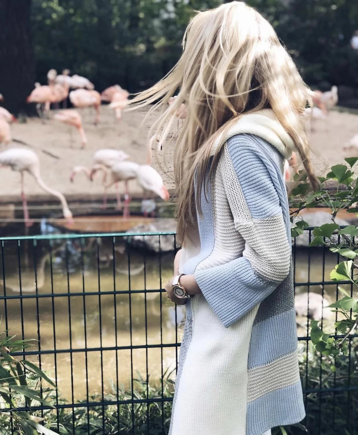 Color Block Cardigan