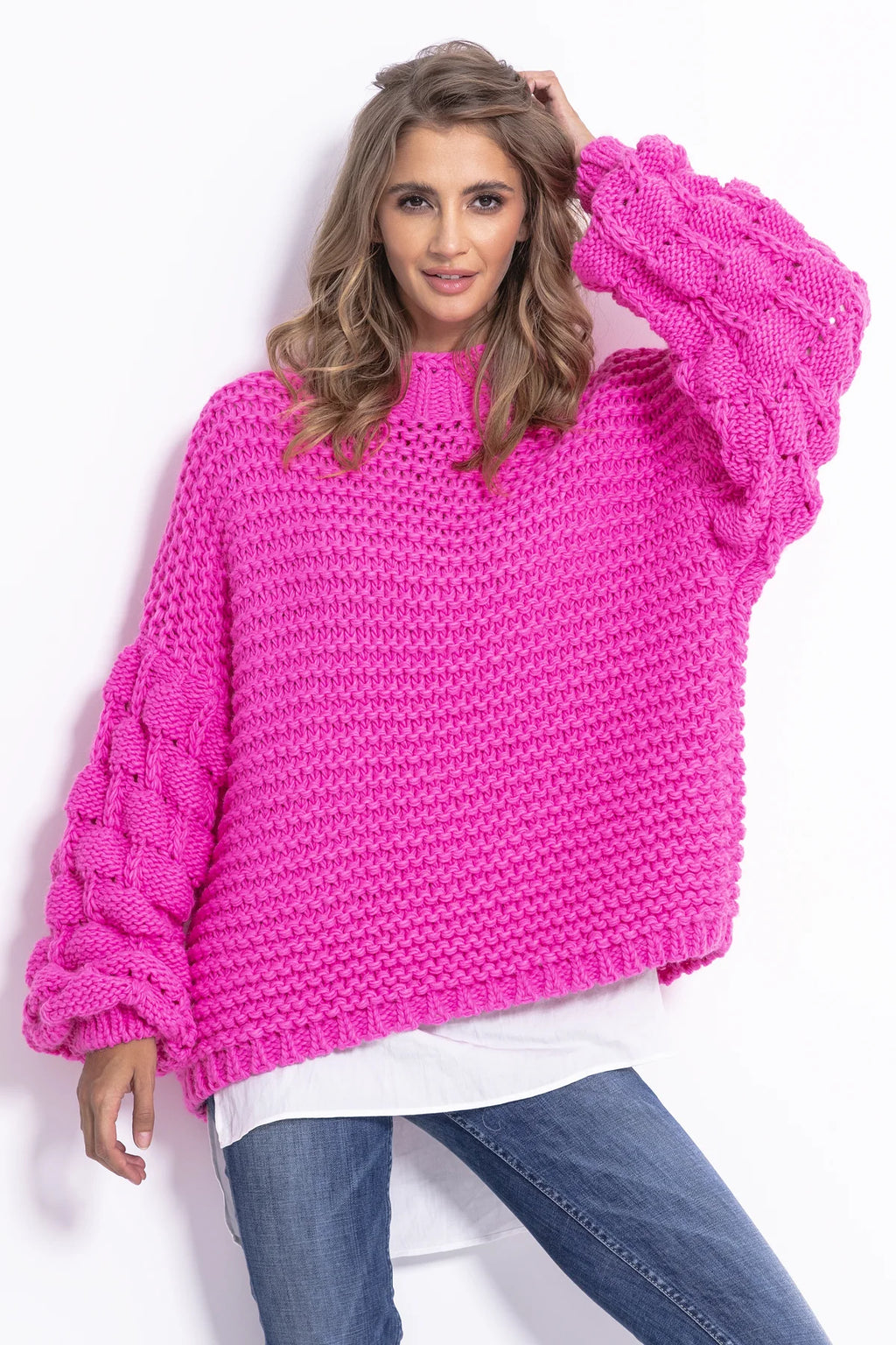 Chunky Knit braids sleeves