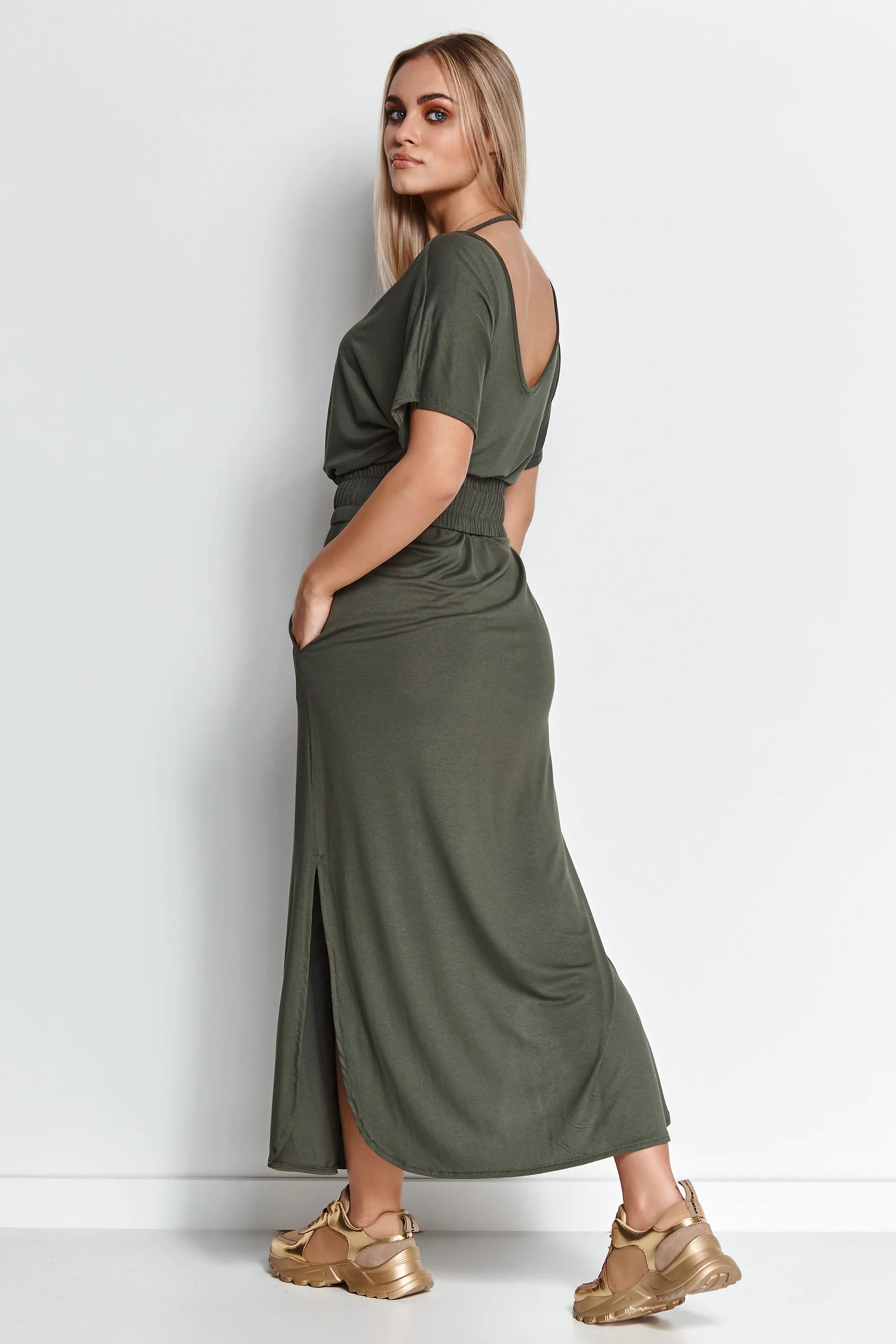 Maxi Dress with waist belt