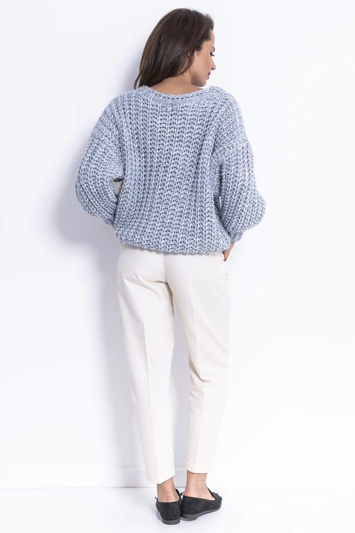 Relaxed chunky knit sweater