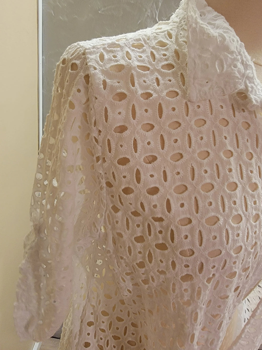 Eyelet Beach Cover Up