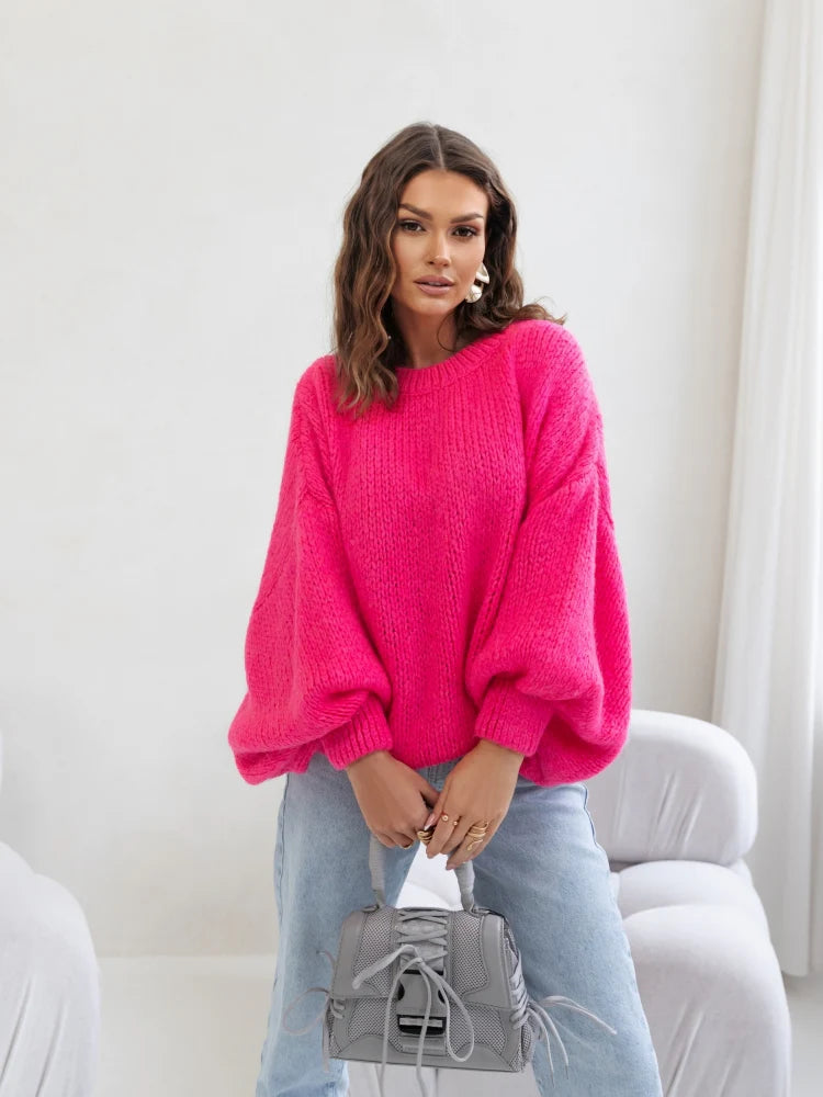 Oversized Pink Sweater