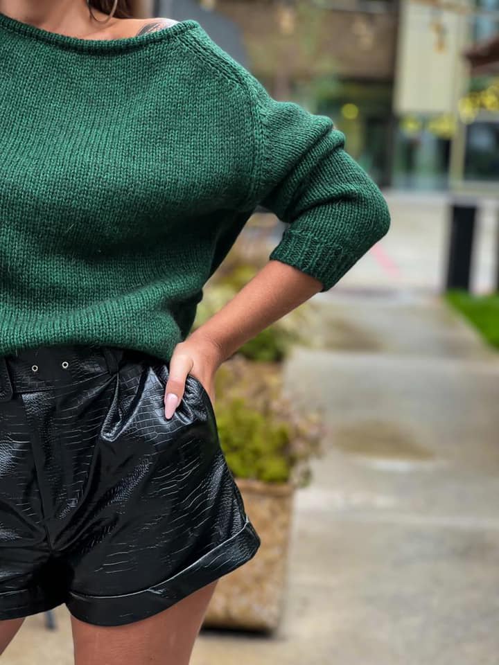 Sweater with Criss Cross on the back