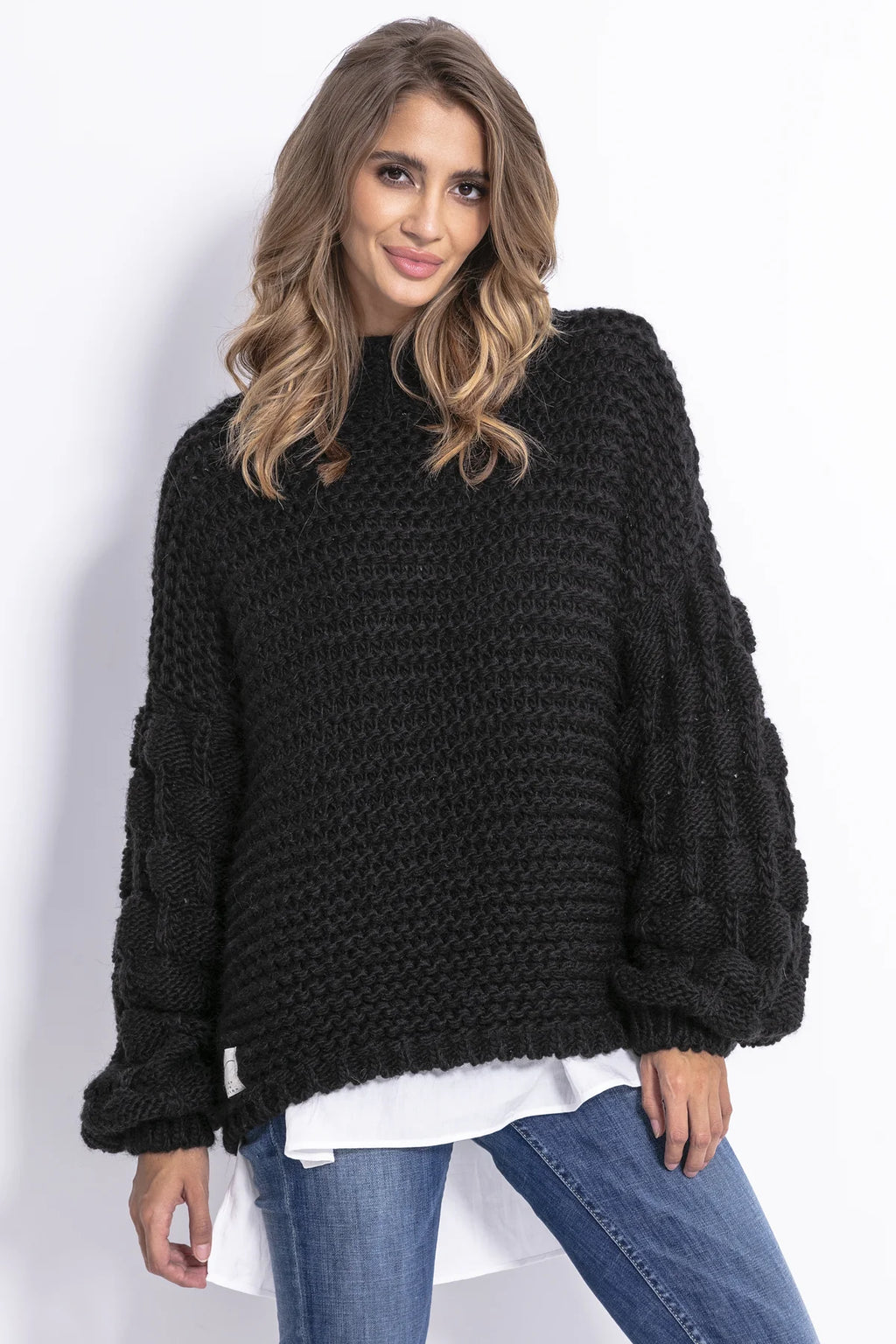 Chunky Knit braids sleeves