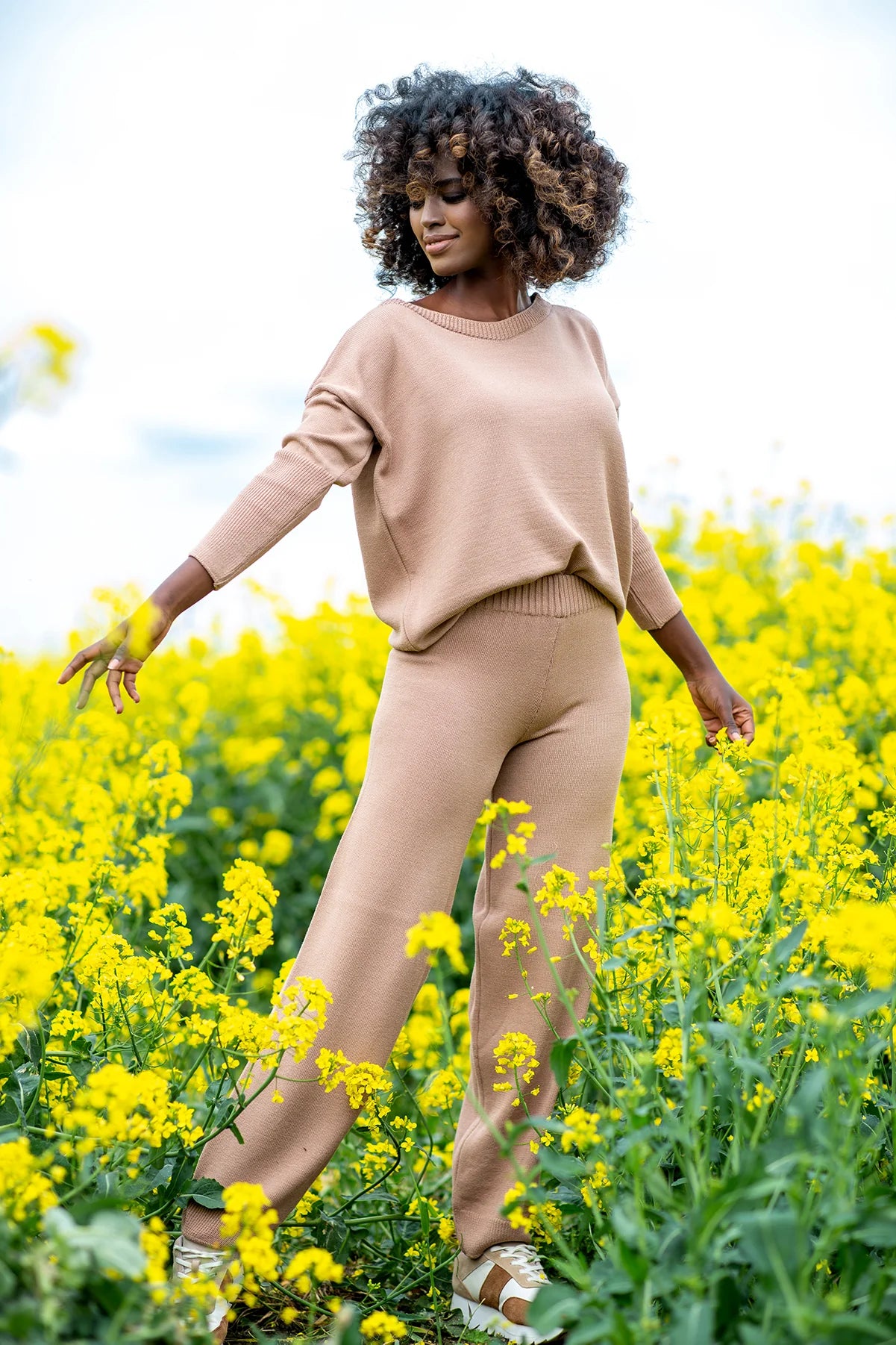 Casual style relaxed set