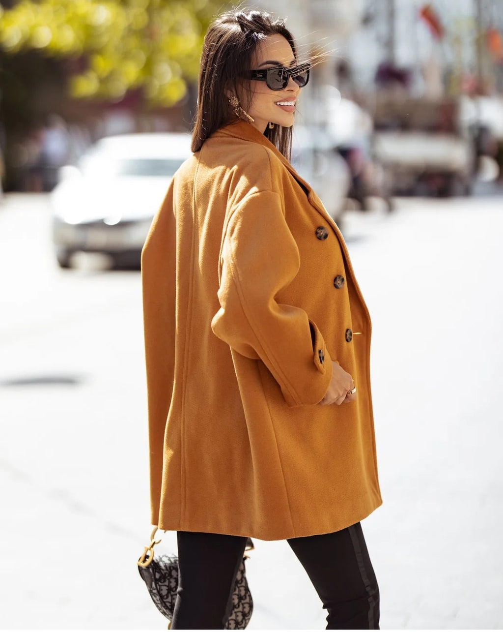 Short double chest jacket