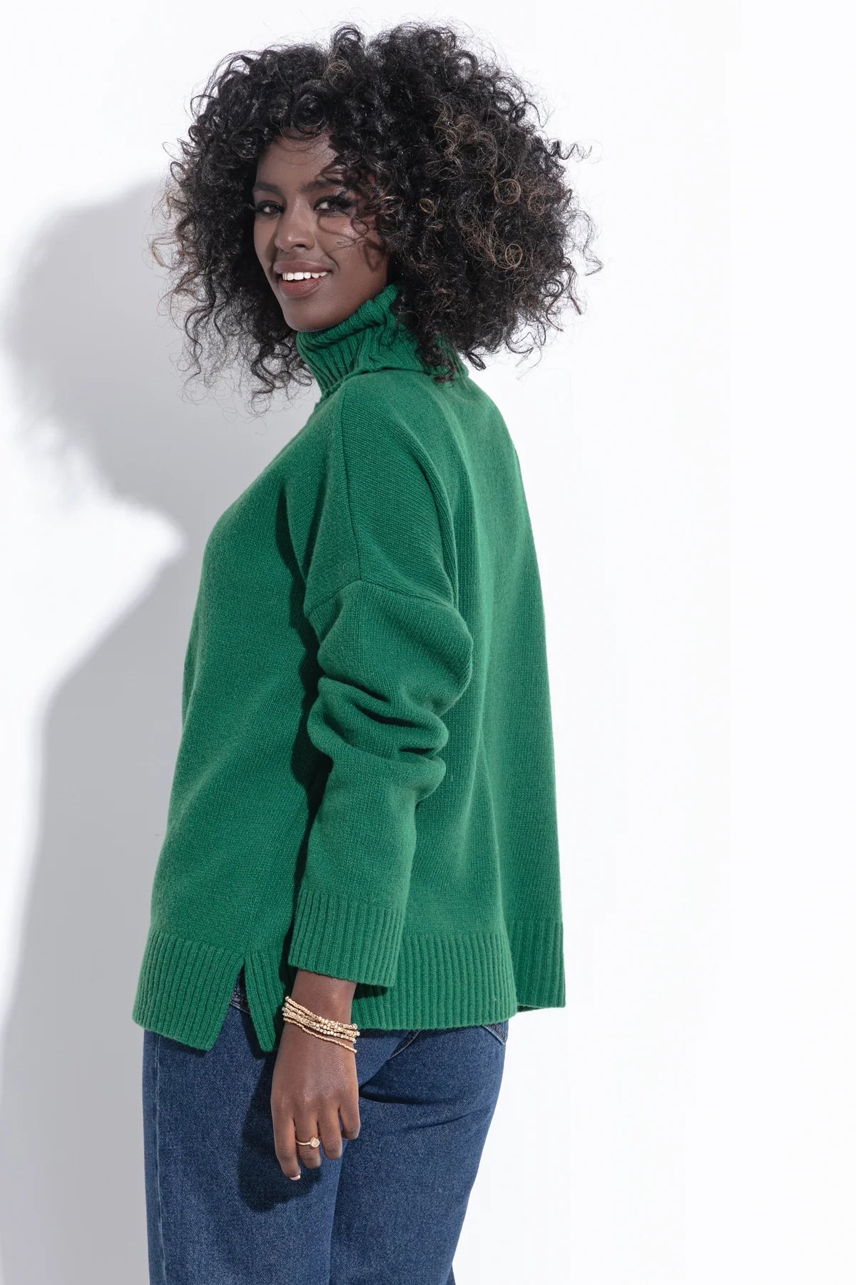 Wool oversize sweater