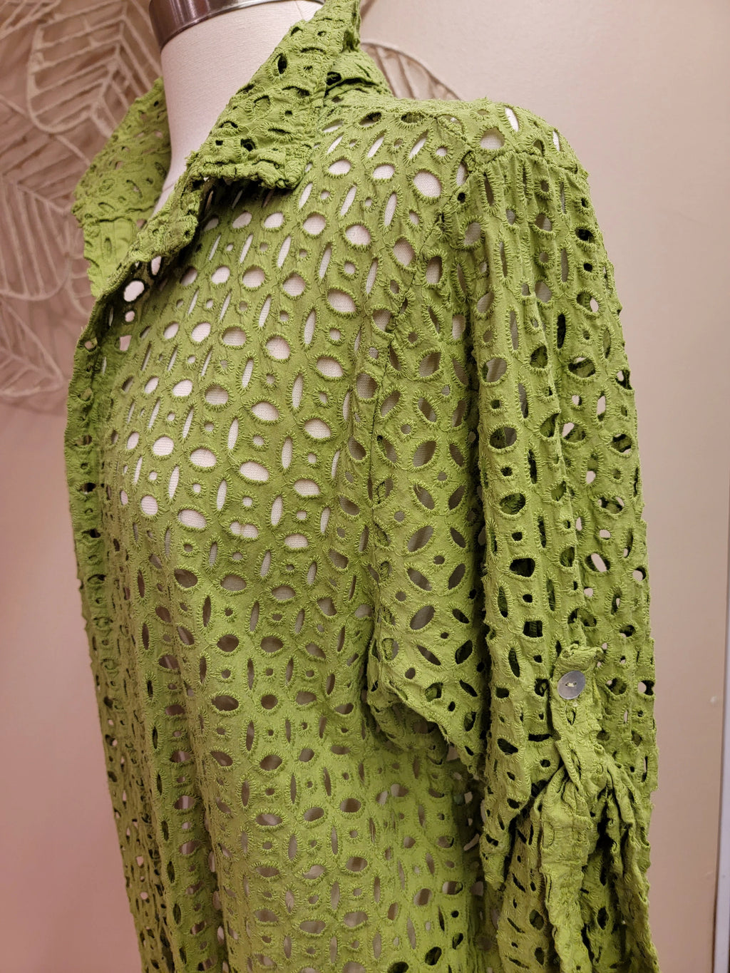 Eyelet Beach Cover Up