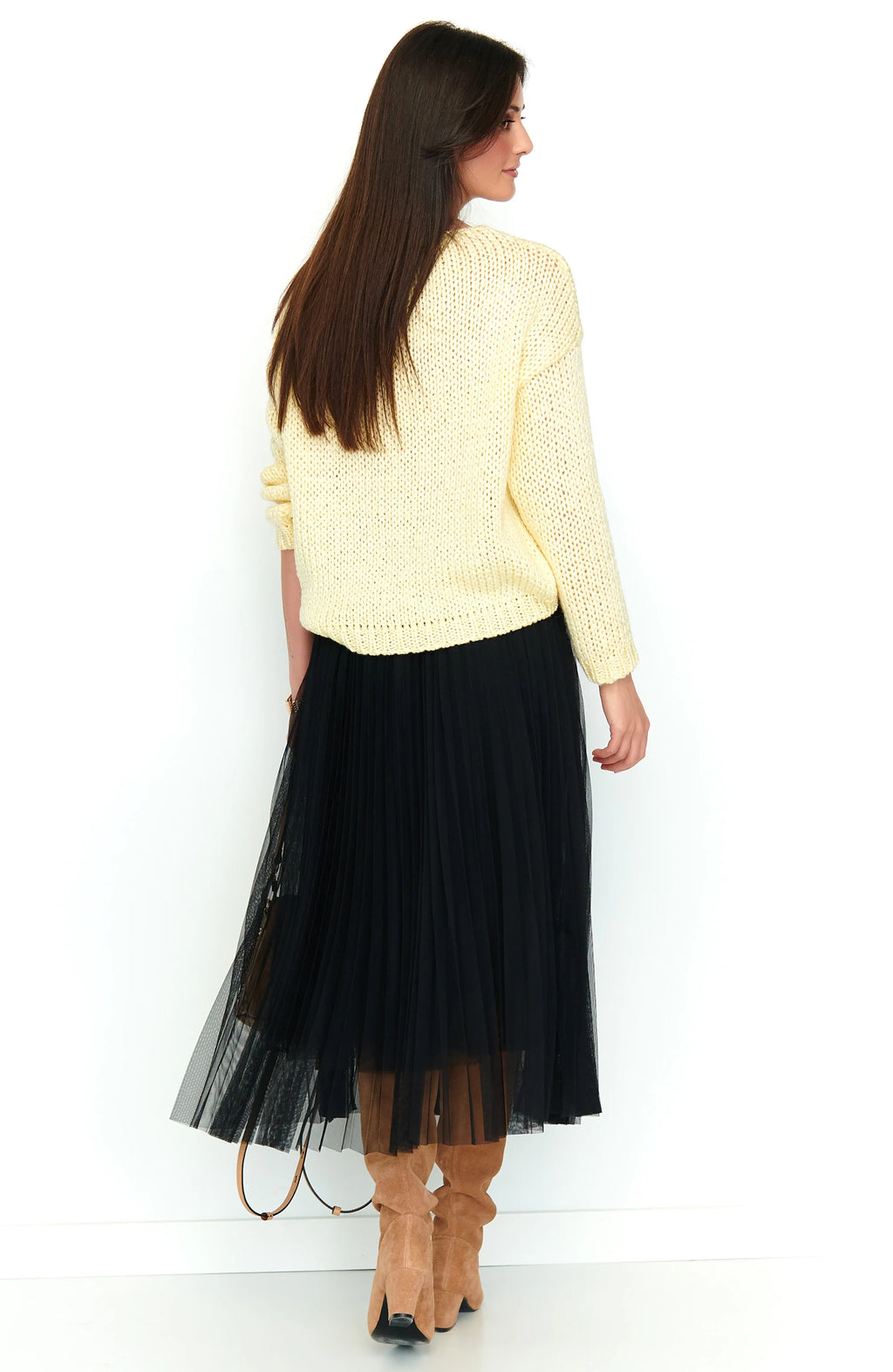 Tulle skirt with  elastic waistband