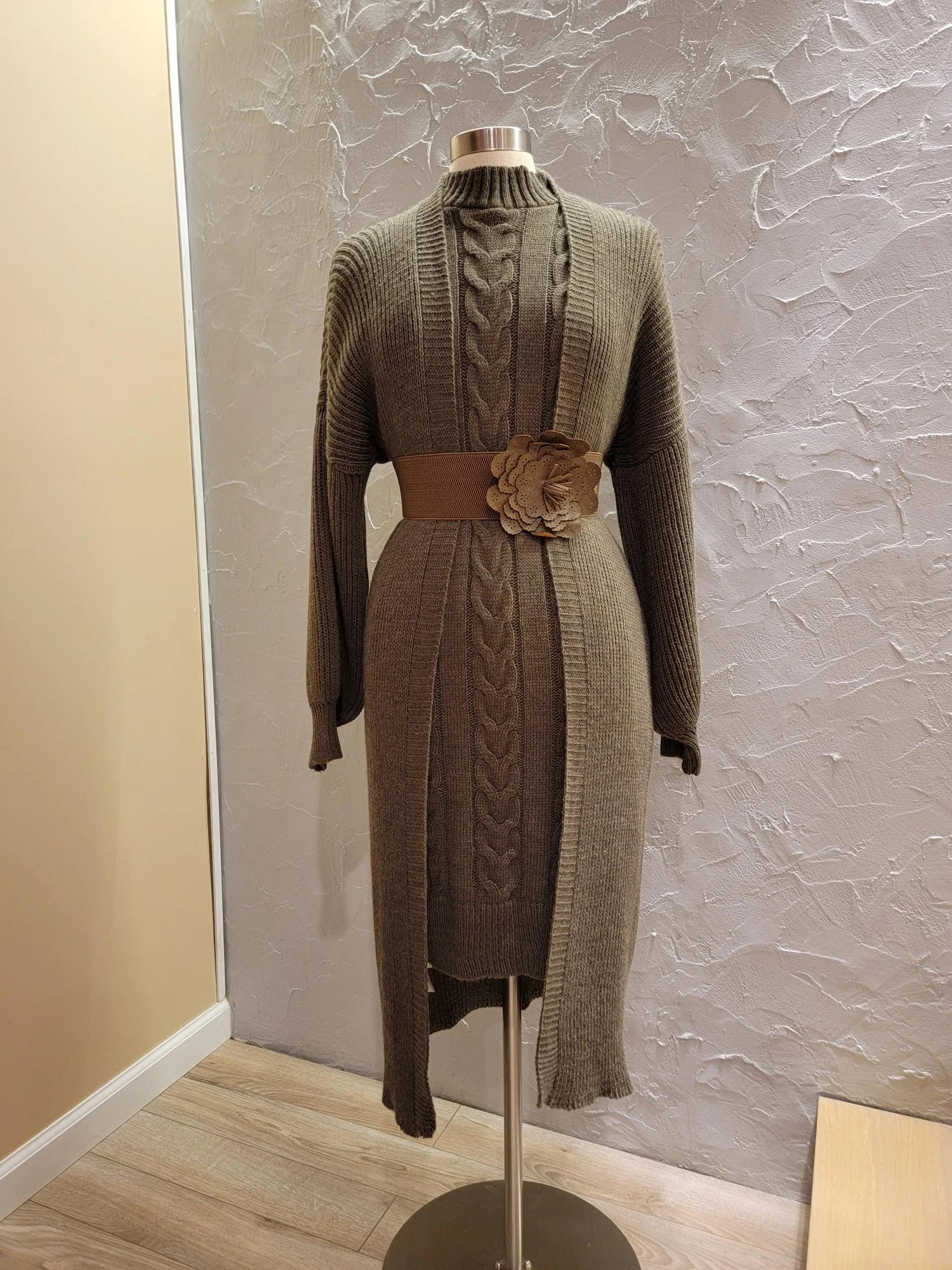 Dress and Cardigan Set