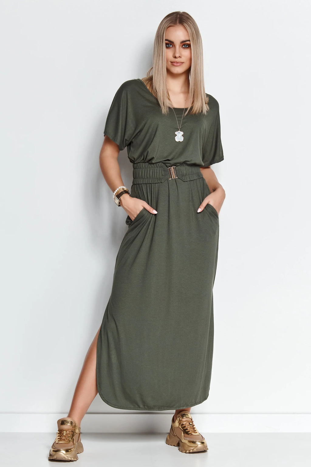 Maxi Dress with waist belt