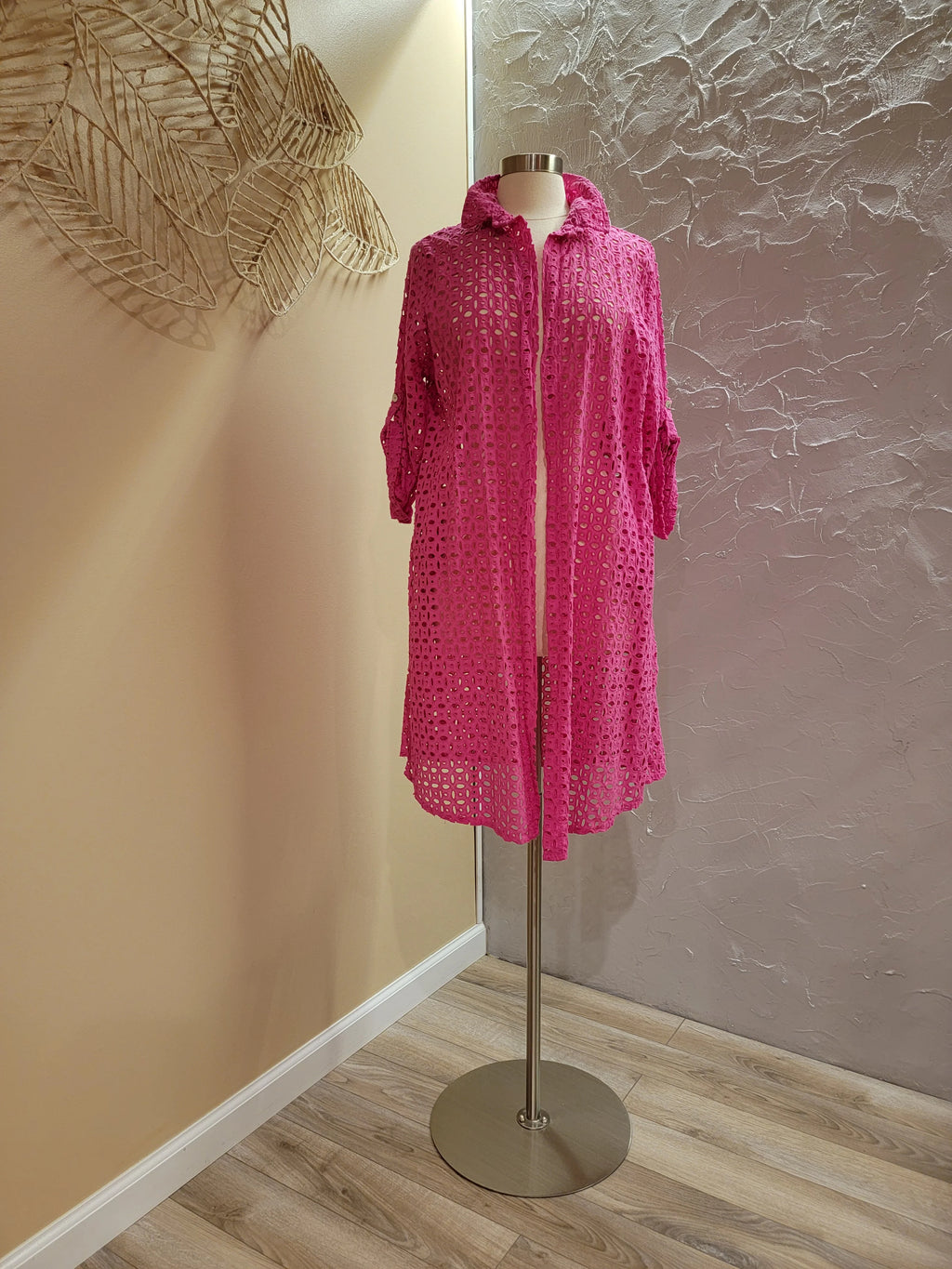 Eyelet Beach Cover Up