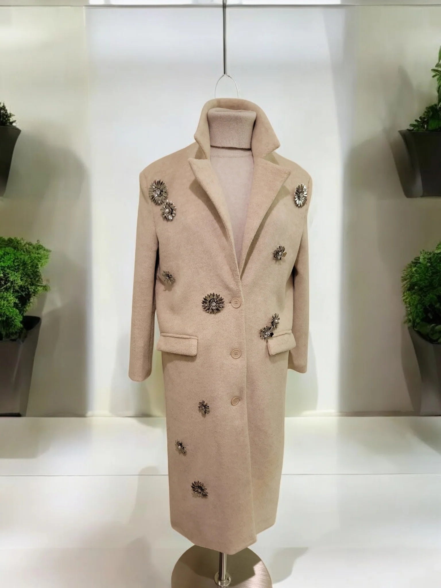 Winter Coat with Embellishments