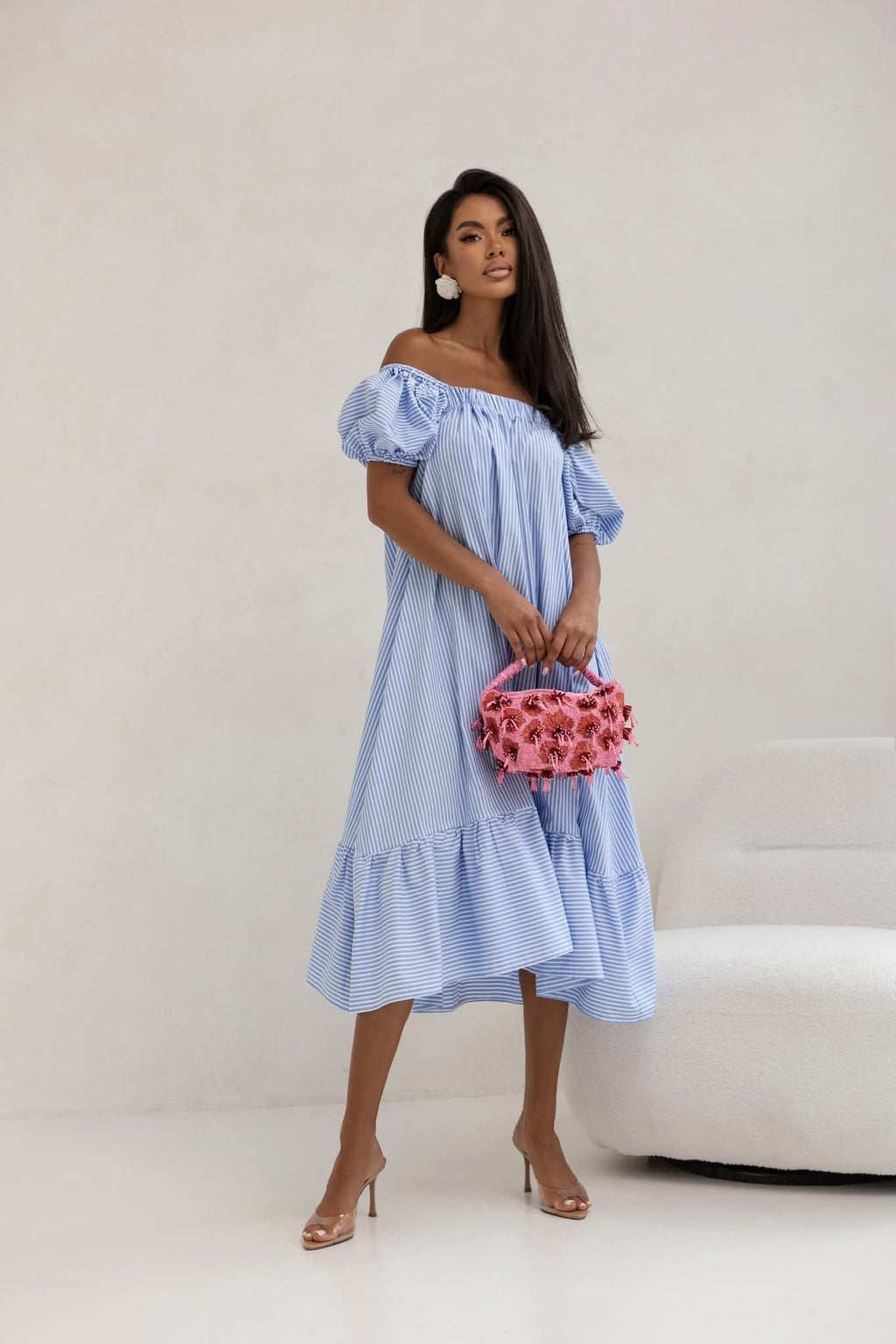 Long Off-the-shoulder Dress