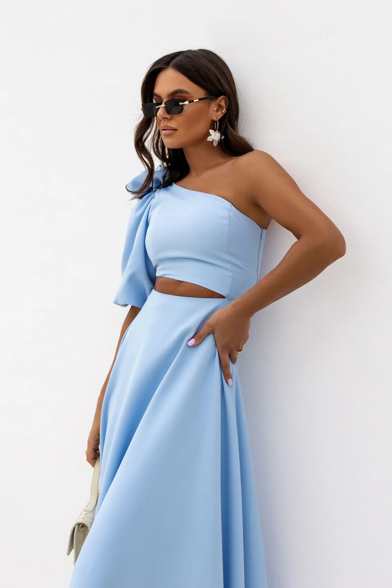 Mid One sleeve Party dress