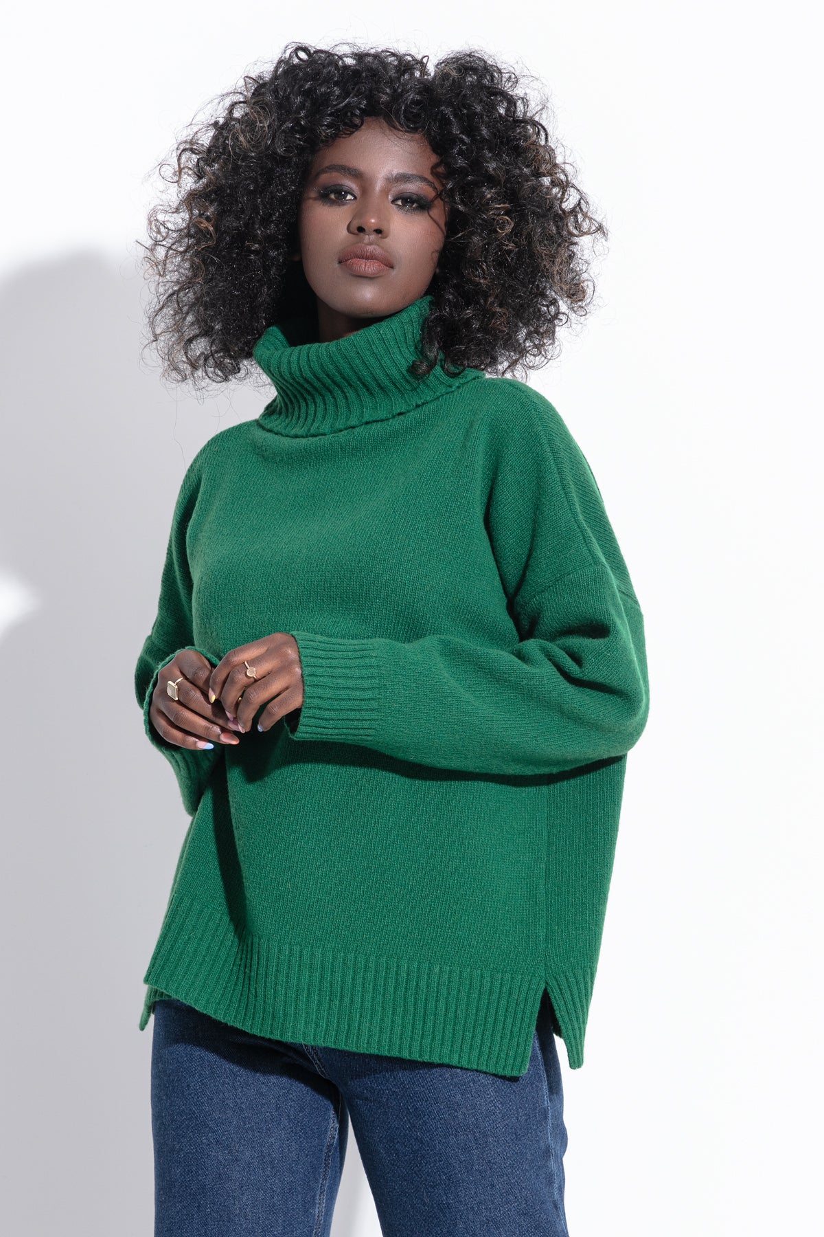 Wool oversize sweater
