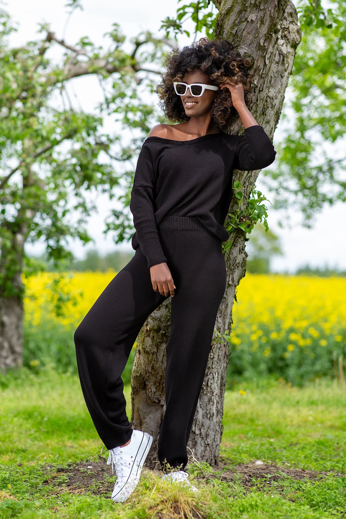 Casual style relaxed set