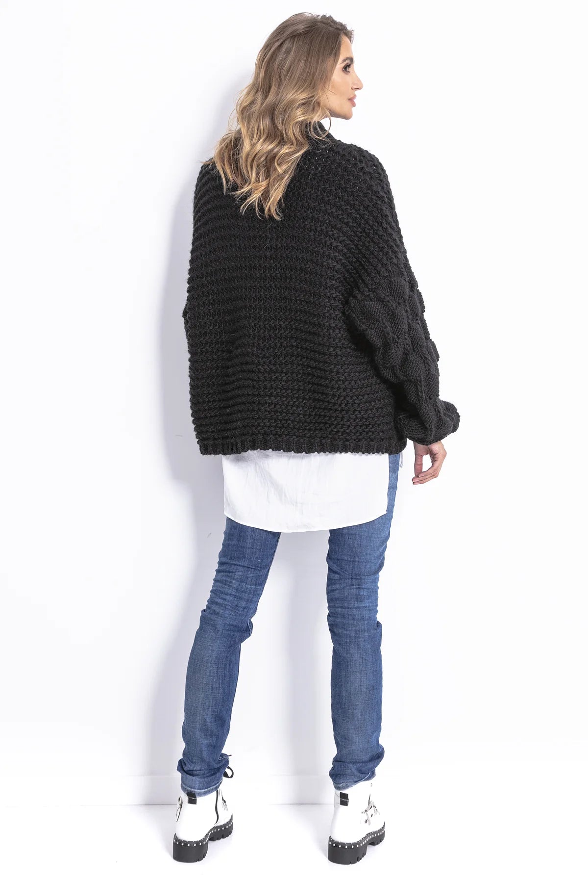 Chunky Knit braids sleeves