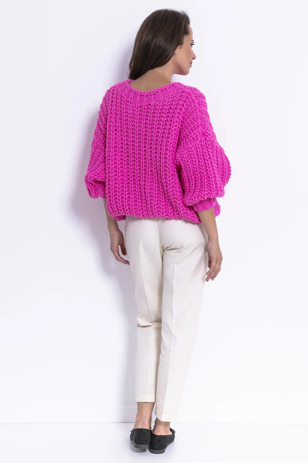 Relaxed chunky knit sweater